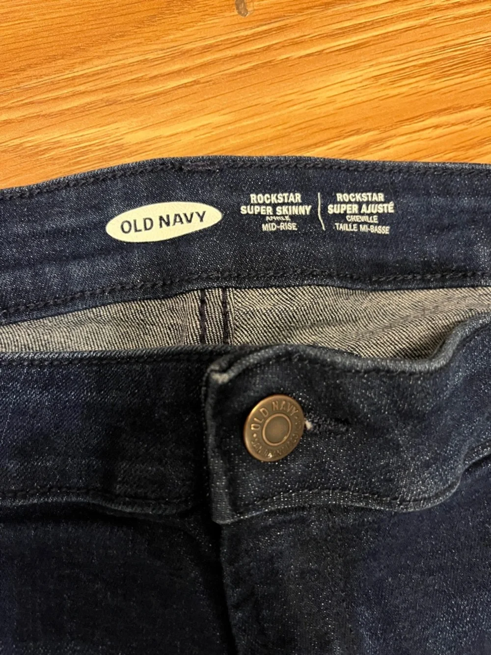 Old Navy Rockstar Super Skinny Mod Rose Jeans Size 20 - Picture 4 of 11